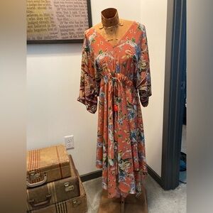 Anthropologie Maeve Kimono Dress Size Medium
